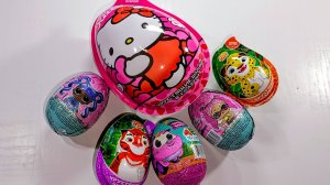 АСМР РАСПАКОВКА Киндер Сюрприз яйца АСМР Новинка ЛОЛ Хелло Китти Щенячий Патруль 🤯🥰🙀