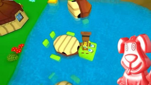 Супер-медведь спасает мир вместе с Шикой и желейным Стасиком. Super Bear Adventure.