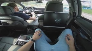 Audi A8 2019 passenger POV TEST DRIVE
