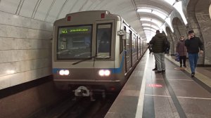 Метро Москвы | Красивая подборка поездов метро на станциях Люблинско-Дмитровской линии и не только