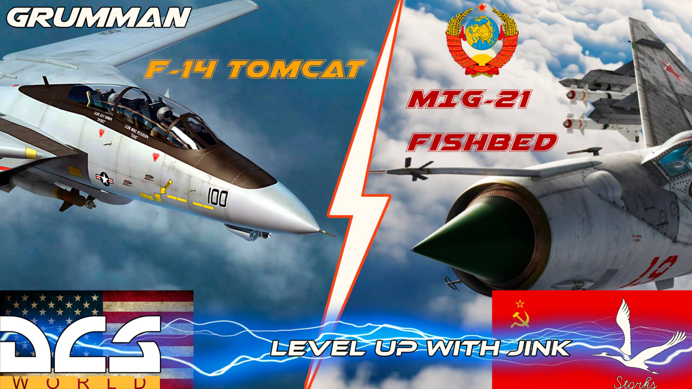 F-14A Tomcat Vs MiG-21 Fishbed