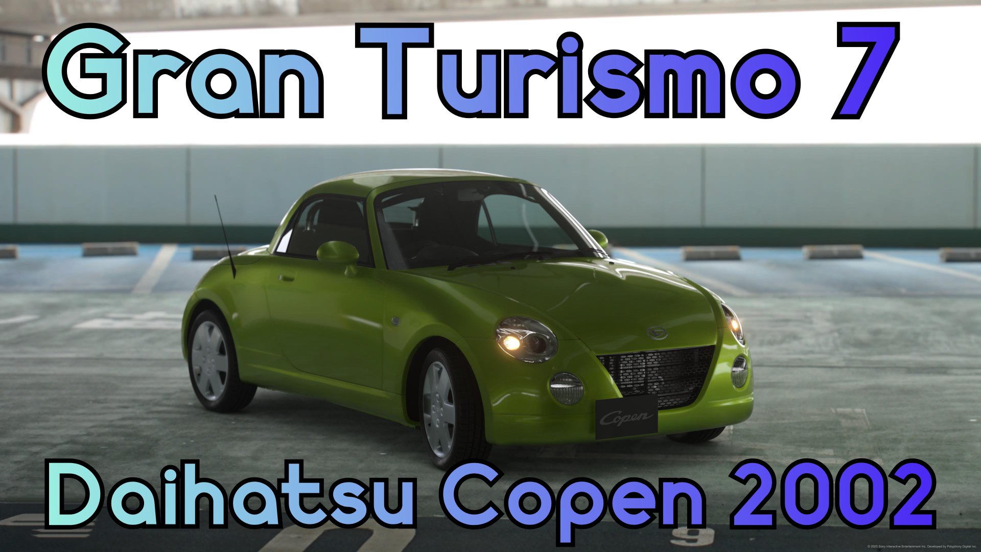 Daihatsu Copen 2002: Миньон Японских Трасс в Gran Turismo 7. смотреть онлайн