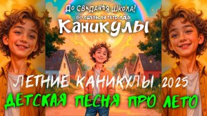 Волшебная тетрадь. КАНИКУЛЫ. Новая детская песня про каникулы, школу, лето, отпуск и летний отдых.