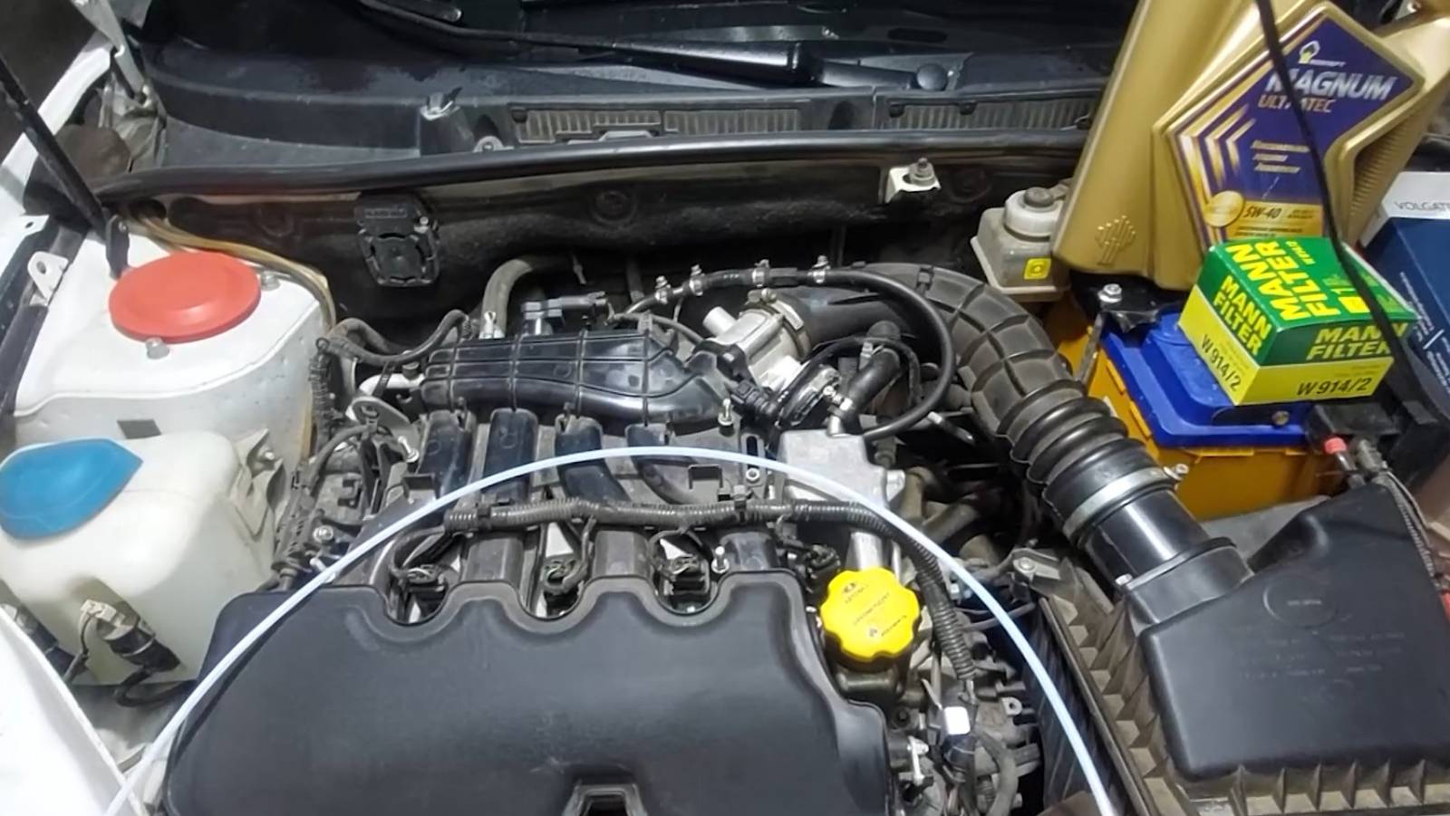 Лада Гранта Кросс ТО2 без дилера экспресс замена масла в двигателе пробег 29612 км смотреть онлайн