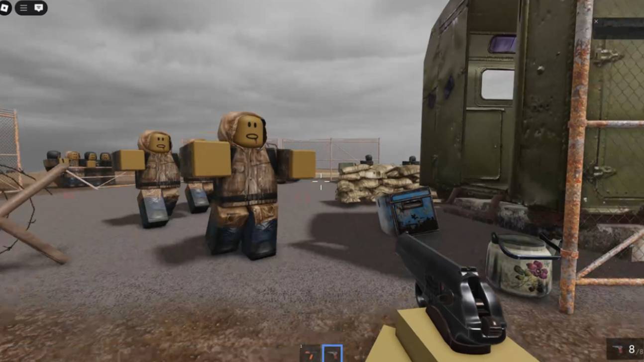 Stalker Zone Zombi!!! Rick Roblox!! Атака Зомби!