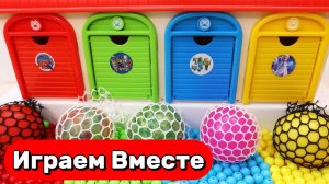 УЧИМ ЦВЕТА И ИГРАЕМ В РАЗВИВАЮЩИЙ АСМР КОНСТРУКТОР ЛЕГО ДЛЯ ДЕТЕЙ 🟢🟡🟠