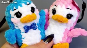 Амигуруми: схема Пингвинчики | Игрушки вязаные крючком