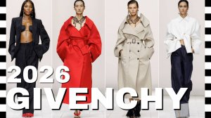 📍 GIVENCHY (Живанши́) коллекция весна-лето 2026 на Неделе моды в Париже