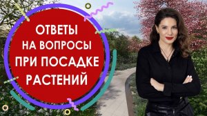 Ответы на вопросы при посадке растений