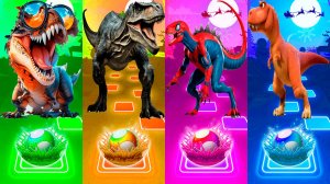 Coffin Dance Динозавры 190 уровень - Мультики про Динозавров | МУЛЬТФИЛЬМЫ ДИНОЗАВРЫ в Tiles Hop