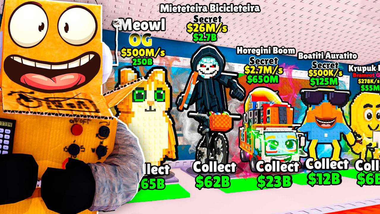 Я УКРАЛ 7 НОВЫХ БРЕЙНРОТОВ! ИНДОНЕЗИЙСКИЙ ИВЕНТ УКРАДИ БРЕЙНРОТ ОБНОВЛЕНИЕ ROBLOX Steal a Brainrot смотреть онлайн