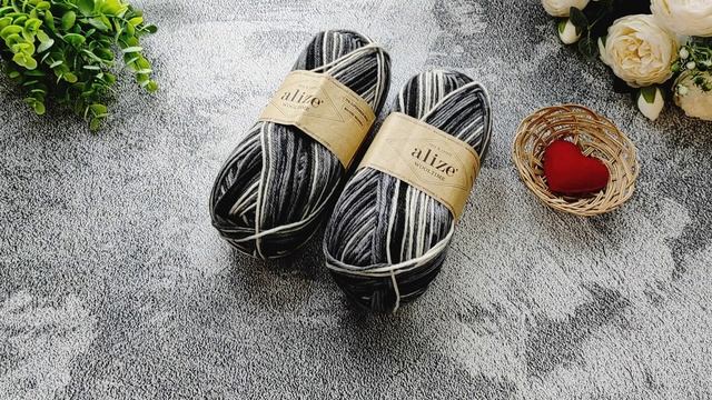 СП Носочный бум-7. Отчёт 5. Вяжем из нового моточка.