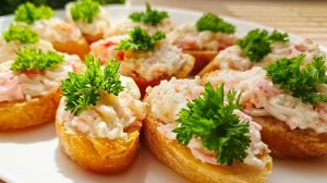 Как приготовить идеальные бутерброды с начинкой СНЕЖНЫЙ КРАБ легко, быстро, вкусно ! всего за 15 Мин