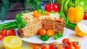 Печёночный торт