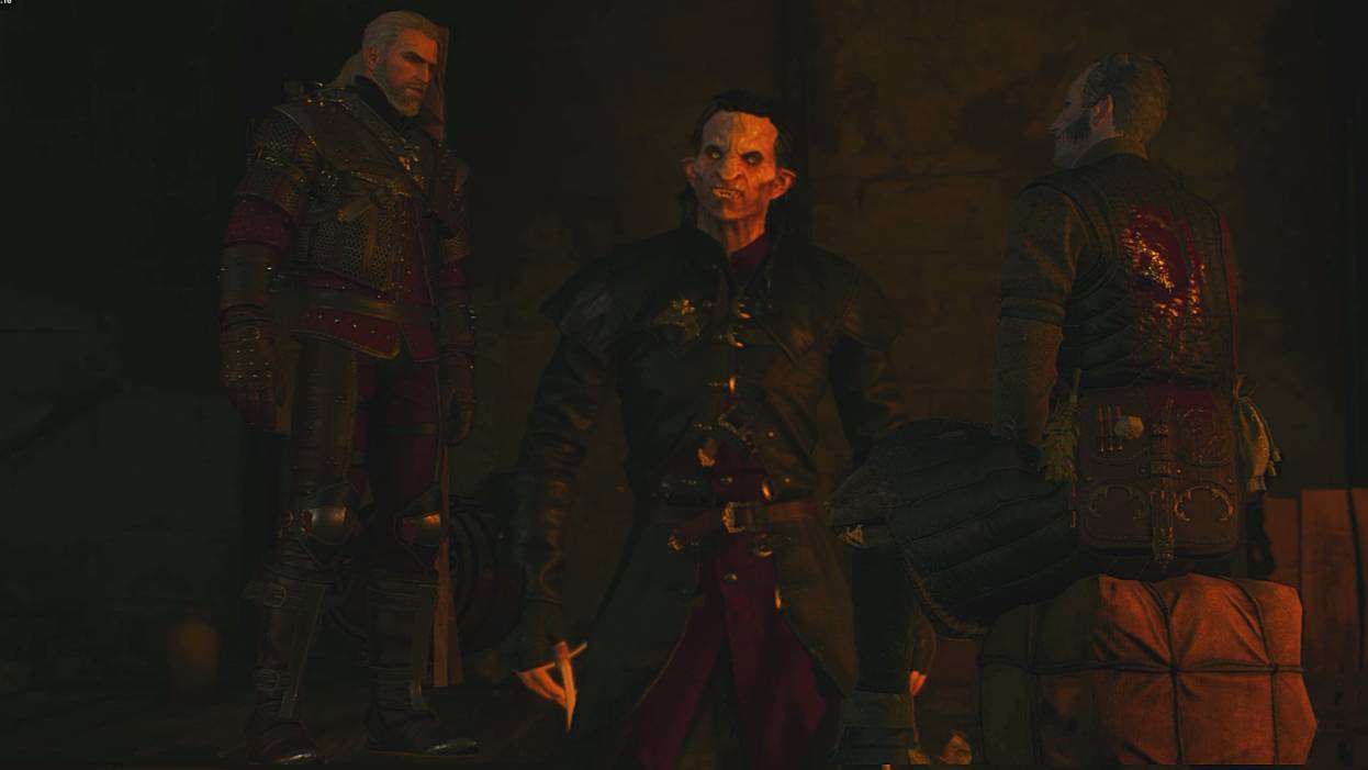 The Witcher 3 Blood and Wine #3 (Регис спас Геральта)