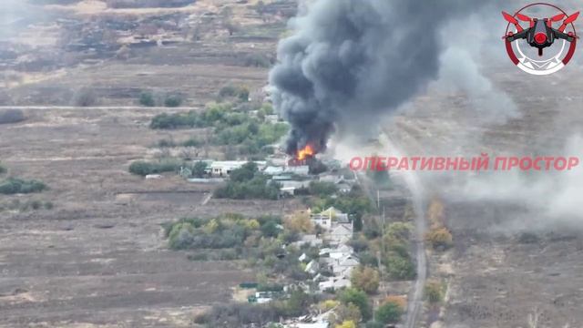Авиаудар по ПВД Всу в н.п. Куриловка Харьковской области 💥🇷🇺👊 смотреть онлайн
