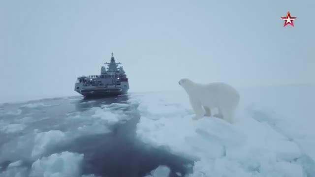 🇷🇺 🚢Снимки из морских испытаний патрульного корабля ледяного класса "Иван Папанин". смотреть онлайн