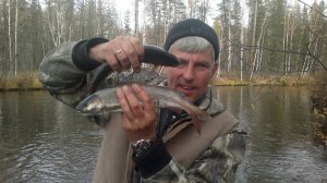 За хариусом по первому снегу и шуге....