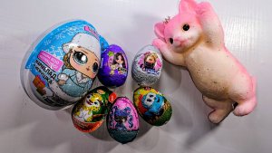 АСМР РАСПАКОВКА Киндер Сюрприз яйца АСМР Новинка Роблокс хелло Китти ЛОЛ 🤯🙀