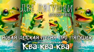 Волшебная тетрадь. КВА-КВА-КВА! Новая детская песня про весёлых лягушек подружек и лето. Танец.