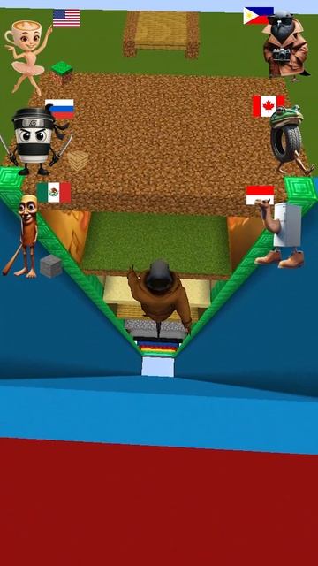 Italian Brainrot Vs Squid Game Sky Jump #shorts #minecraft #brainrot смотреть онлайн