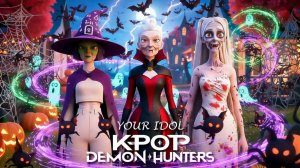 K-Pop Demon Hunters: Your Idol – Сладость или Гадость со Временем🎃 кавер