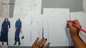 Моделирование. Блуза и юбка-брюки.