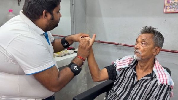 🔥 Shamboo Barber’s Hypnotic Head Massage to Waris Barber | Hair & Skin Crack ASMR Therapy 🧖