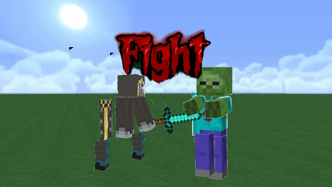 Битва против Зомби и Скелета Анимация смотреть онлайн