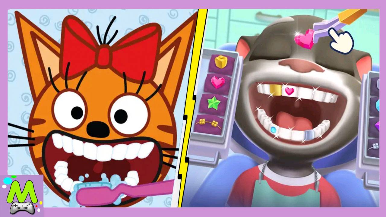 Три Кота против Говорящего Тома.Кто Лучший Зубной Врач.Карамелька и Том Доктора в Играх смотреть онлайн