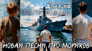 Волшебная тетрадь. "День ВМФ". Новая песня про военно-морской флот, моряков, бескозырку, тельняшку.