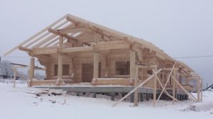 Рассказ Данилы Зубенко и заказчика Михаила о строительстве дома из соснового лафета «Норвег»