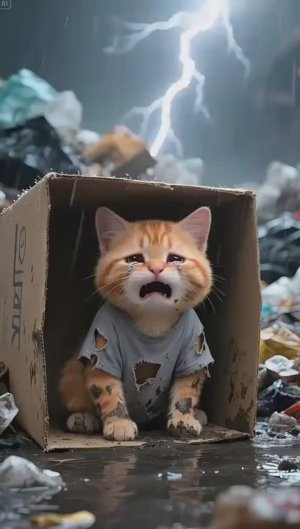 кошка упорно трудится, чтобы купить большой дом