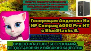 Говорящая Анджела На HP Compaq 6000 Pro MT с BlueStacks 5. Сорри за сильный лаги и зависание! РУИЕД.