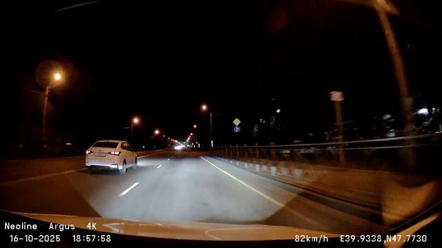 Ночная съемка Neoline Argus 4K. смотреть онлайн