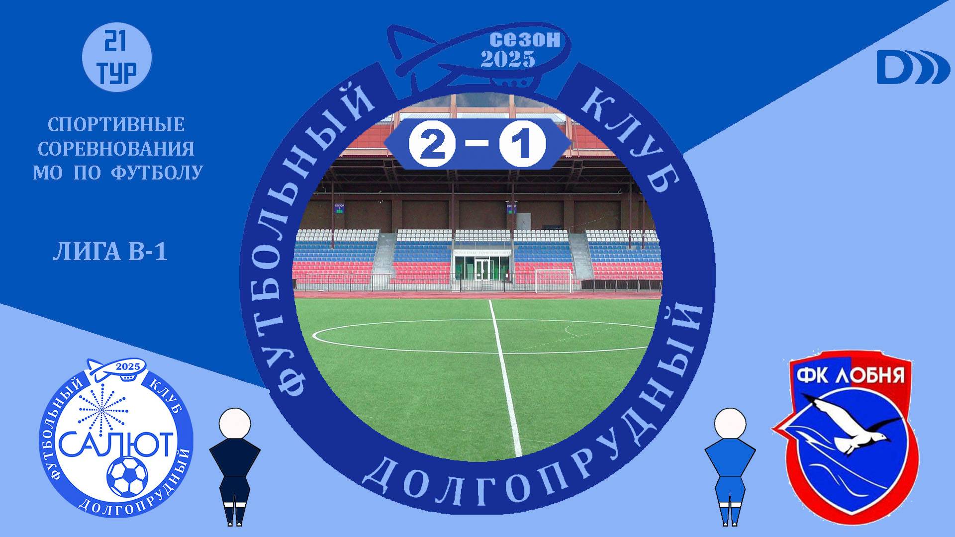 ФСК Салют-М 2-1 ФК Лобня-2 смотреть онлайн