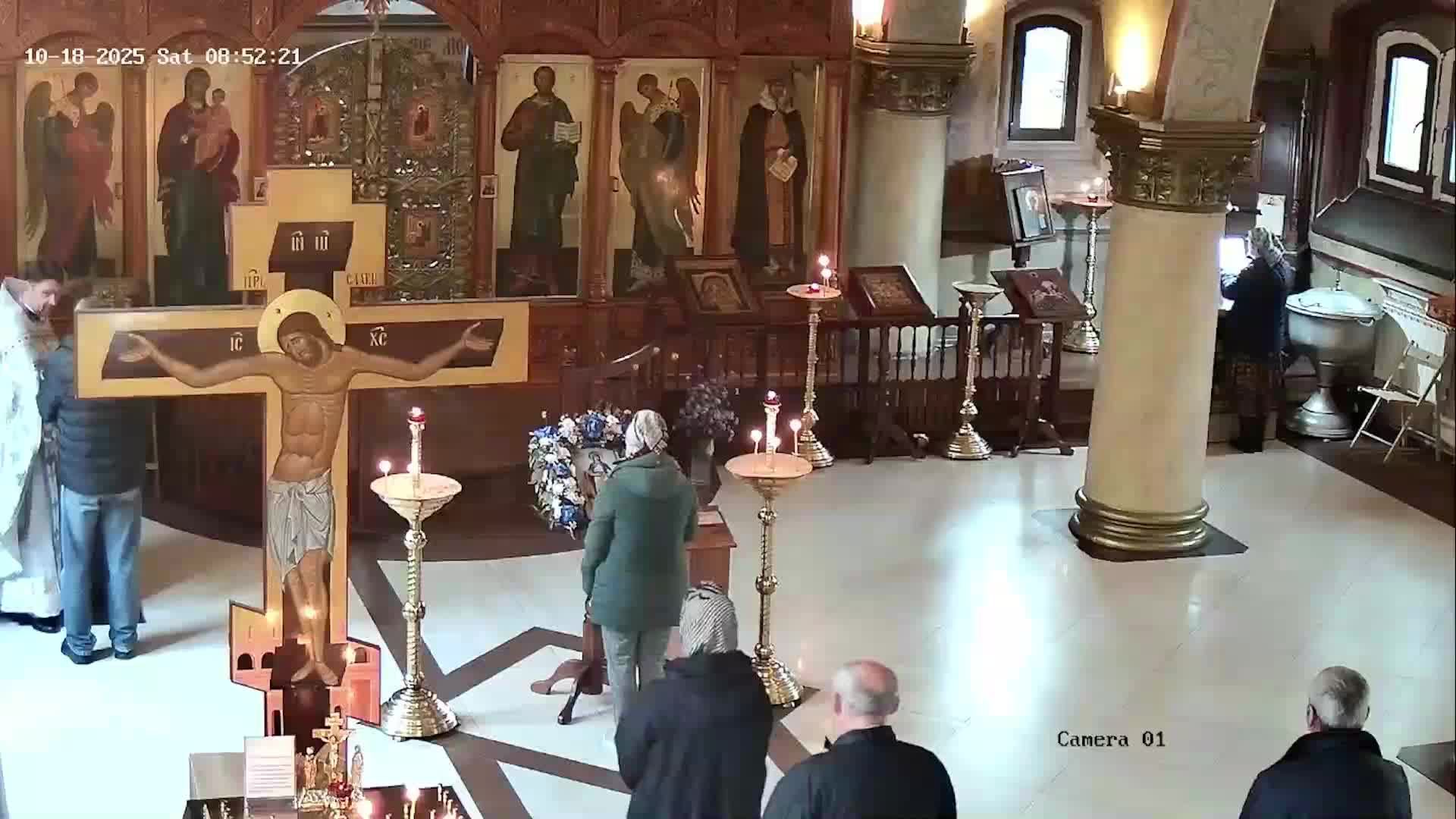 Божественная литургия, заупокойная лития.18.10.2025 в 9-00. смотреть онлайн