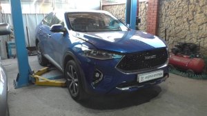 Замена задних тормозных колодок на Haval F7 1,5  Хавейл Ф7 2021