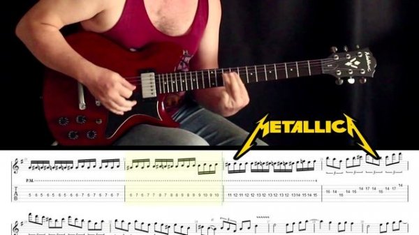 Metallica - Creeping death Main Solo. Only Tabs.