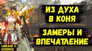 ИЗ ДУХА В КОНЯ! Сравниваю ФАРМ и делюсь ВПЕЧАТЛНИЕМ О КЛАССЕ в Lineage 2 Essence.