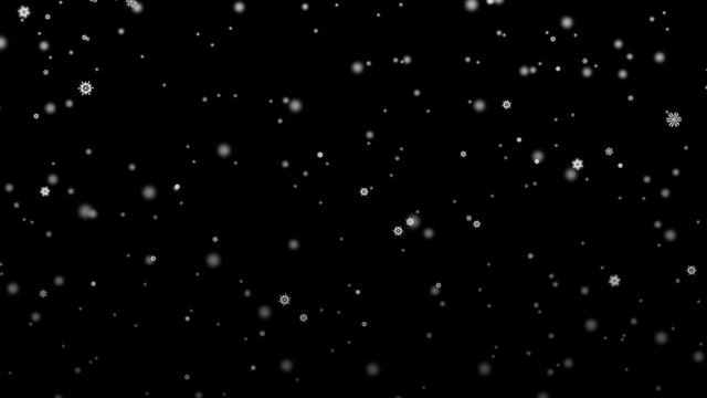 Фон-маска. Снегопад и снежинки 1 смотреть онлайн