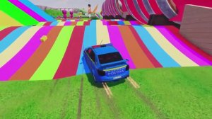 МУЛЬТИКИ ПРО МАШИНКИ. АВТОВОЗЫ ПЕРЕВОЗЯТ ПОЛИЦЕЙСКИЕ МАШИНКИ.