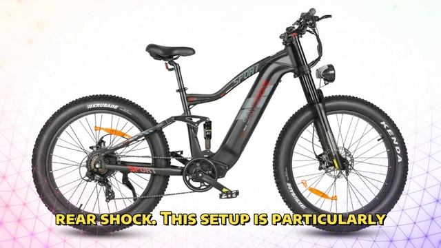 SAMEBIKE RS-A08 Electric Bicycle 1000W Brushless Motor 48V 17AH Battery 26*4.0 Inch Fat Tire E-Bike