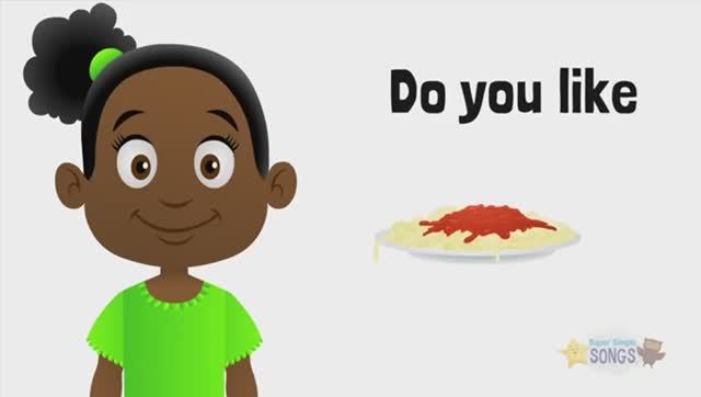 Do You Like Spaghetti Yogurt _ Super Simple Songs - английские песни для детей