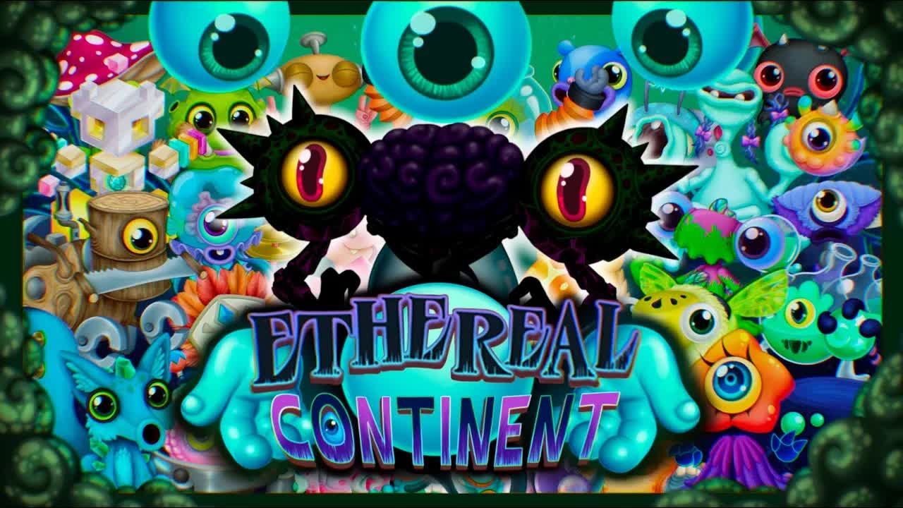 Эфирный Континент - Все Монстры, Песни и Анимации (My Singing Monsters, Мои Поющие Монстры, Msm) смотреть онлайн