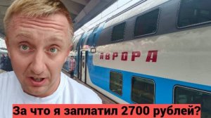 Обзор поезда Аврора. Бизнес-классом из Москвы в Санкт-Петербург. Стоит ли так ехать?