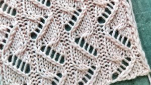 Очень красивый узор спицами 💥🎀 Украшение любого вязаного изделия