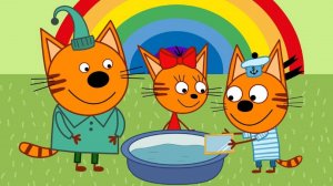 Три Кота И Одна Кошечка! Празднуем День Рождения Карамельки! Мини Игра!