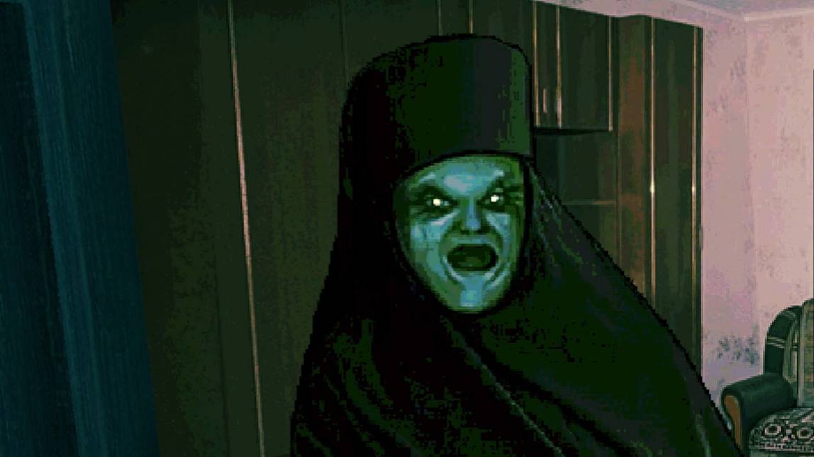 Бабка-Священник-Демон _ Прохождение No, I'm not a Human (серия 12)