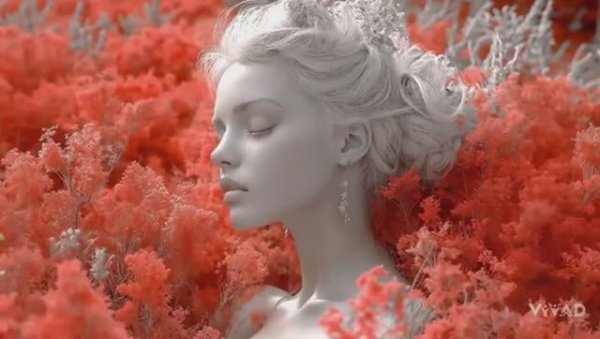 Scarlet Fantasy Surrealism and Baroque in One Frame - AI Short Film